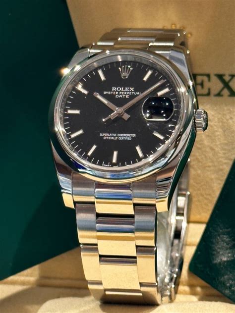 rolex datejust 34mm black bezel|rolex aftermarket bezel.